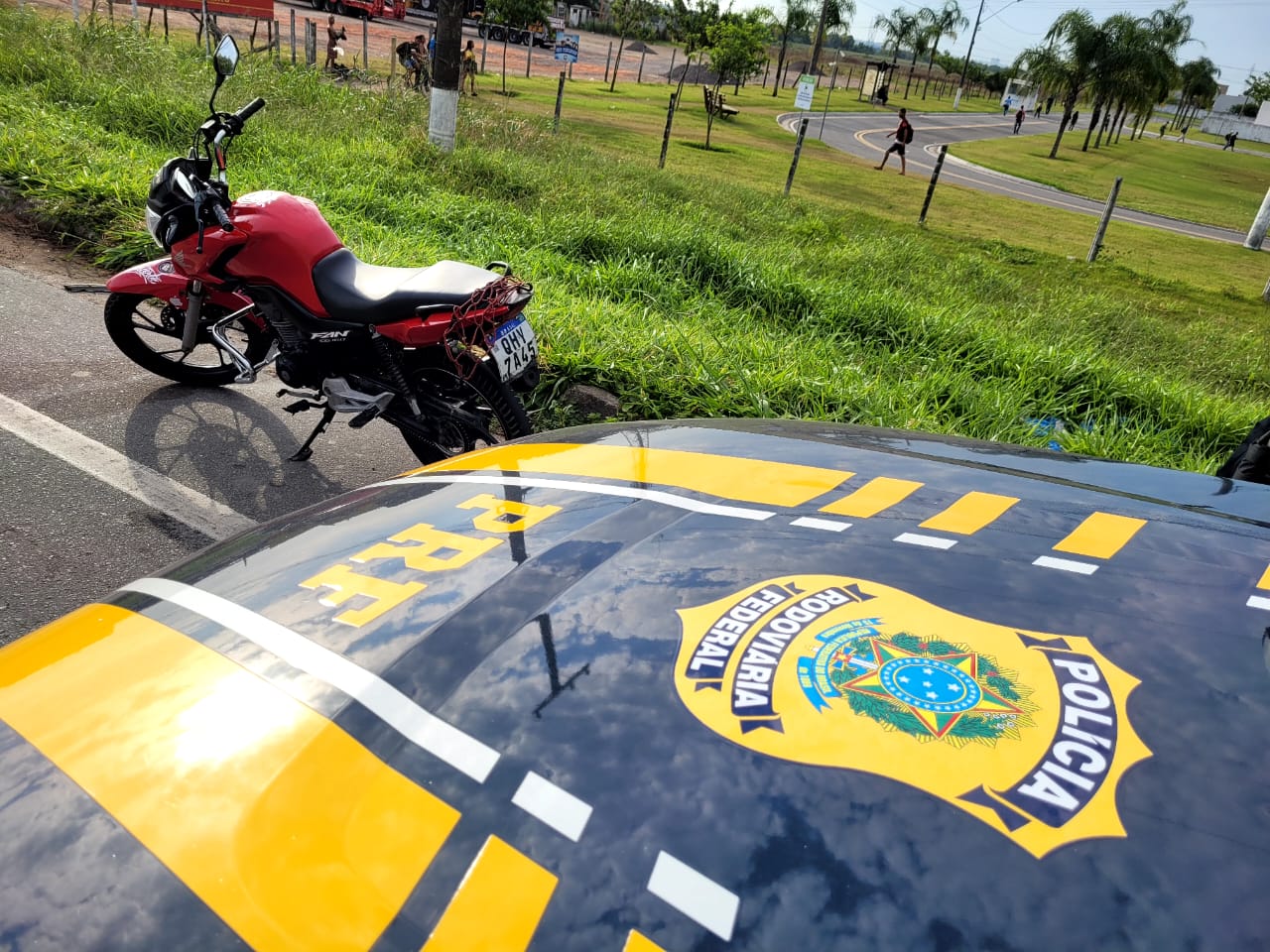 PRF Prende Suspeito E Recupera Moto Clonada Durante Blitz Na BR 101