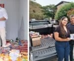 GFC Eventos entrega alimentos arrecadados no Guaçuí Jazz & Blues Festival