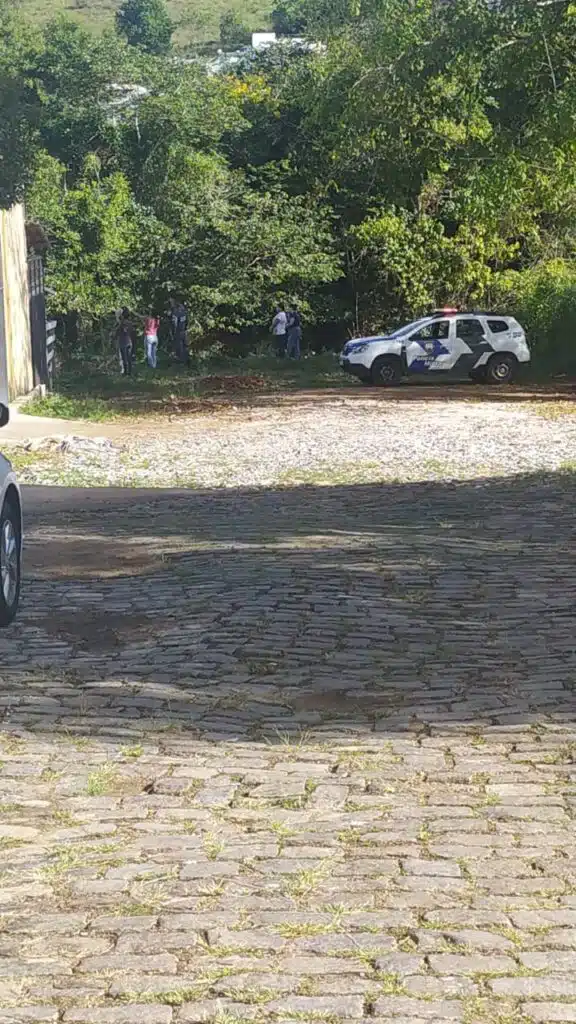 manequim dentro de rio