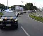 PRF escolta romeiros e orienta motoristas durante Romaria dos Homens