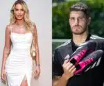 Yasmin Brunet é vista aos beijos com atacante do Vasco