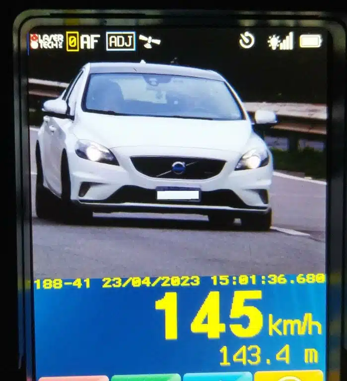 excesso de velocidade PRF