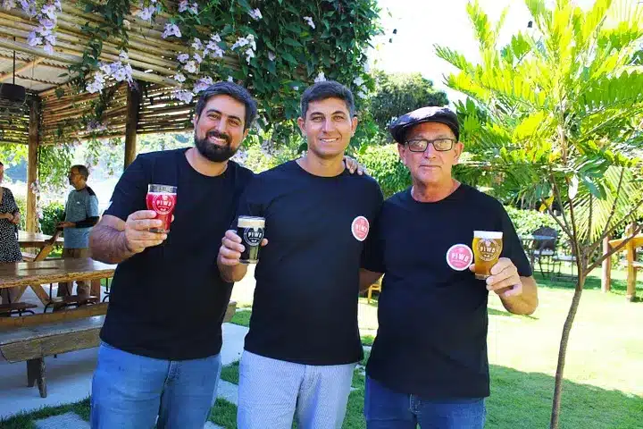 Tedesko (ES) ao lado dos sócios, Stanislaw e Nemezio