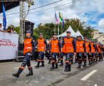 Bombeiros participam de desfile em comemoração à Colonização do Solo Espírito-Santense