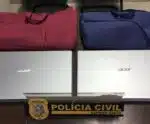 Polícia Civil de Guaçuí recupera notebooks furtados no Jardim de Infância