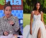 Camilla de Lucas se irrita com crítica de Sonia Abrão a seu vestido de casamento