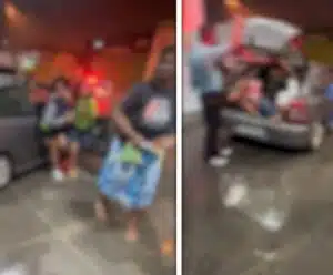 carro transportando 12 pessoas na BR 101