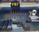 Homem com pistola 9mm e 34 munições é preso pela PRF na Safra, em Itapemirim
