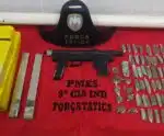 Traficante é preso pela PM com submetralhadora e droga em Marataízes