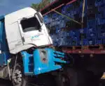Engavetamento envolvendo quatro veículos mata motorista na BR 101 em Atílio Vivácqua