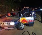 Três pessoas ficam gravemente feridas após carro capotar em Venda Nova do Imigrante