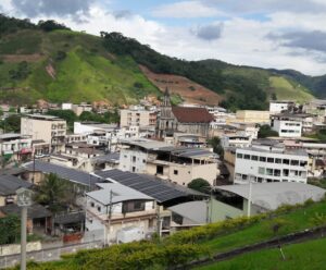 Vista do alto de Muniz Freire