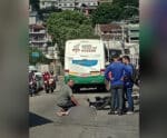 Mulher morre após ser atropelada por moto e atingida por carro em Cachoeiro