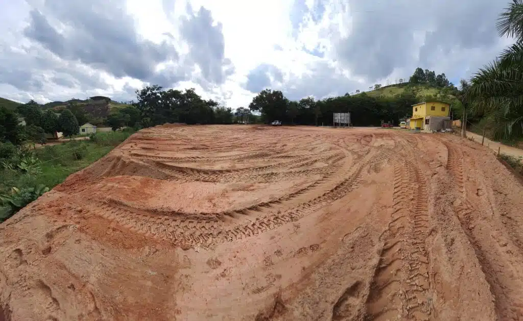área de degradação ambiental em Guaçuí