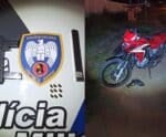 PM apreende submetralhadora e recupera moto roubada em Cachoeiro; suspeitos foram detidos