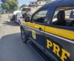 Veículo roubado, circulando com placa clonada, é apreendido na BR 101