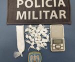 Militares apreendem cocaína durante patrulhamento no Centro de Alegre