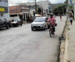 Após recapeamento, trânsito de Guaçuí segue sem ciclovias