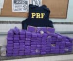 PRF apreende 66 kg de maconha em carro que seguia de Minas para Vila Velha