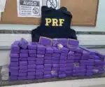 PRF apreende 66 kg de maconha em carro que seguia de Minas para Vila Velha