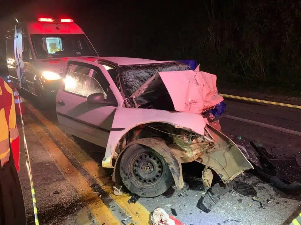 acidente na BR 101 em Ibiraçu