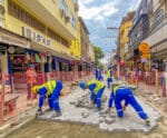 Obras na Quintiliano de Azevedo avançam para intervenção nas calçadas