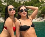 Juliette e Jade Picon passeiam em barco de mais de R$11 mil na Grécia
