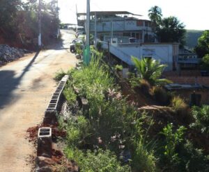 obra de contenção no Zumbi