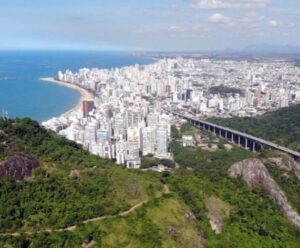 Vista aérea da cidade