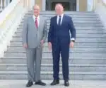 Renato Casagrande recebe o vice-presidente, Geraldo Alckmin no Palácio Anchieta