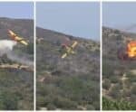 Avião usado no combate aos incêndios na Grécia, cai e deixa dois mortos