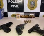 PC apreende armas e munições no distrito de Coutinho, em Cachoeiro
