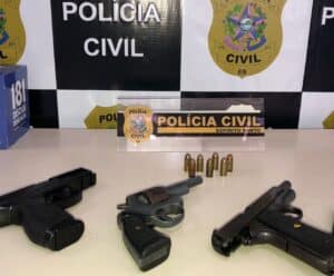 Apreensão de armas e munições no distrito de Coutinho, em Cachoeiro