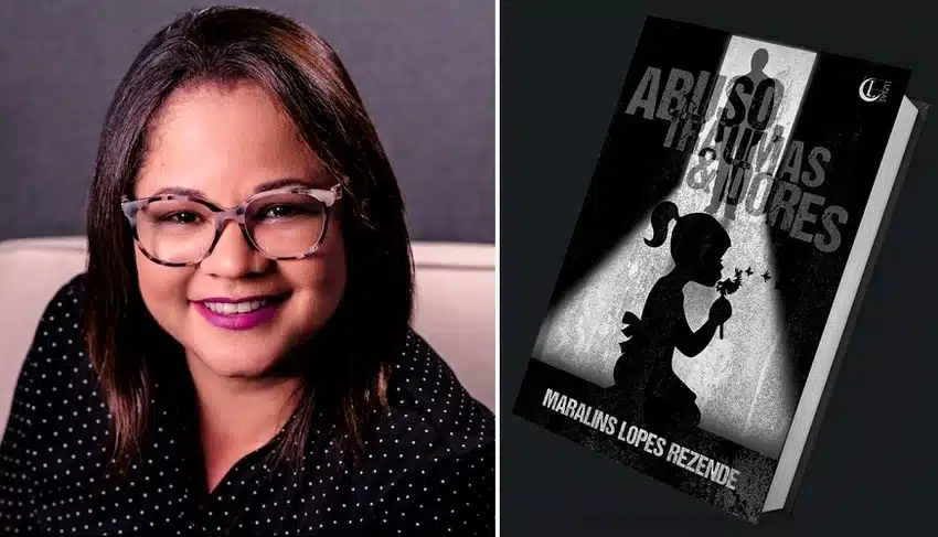 Foto mostra a psicóloga Maralins Rezende autora do livro Abuso: traumas e dores que vai ser lançado na sexta (28)