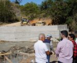 Obras para construção de ponte avançam no interior de Cachoeiro