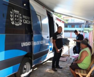 Jardim Itapemirim recebeu unidade móvel da Secretaria de Fazenda