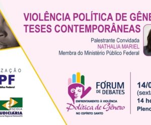 MPE promove palestra sobre violência política de gênero na sexta (14)