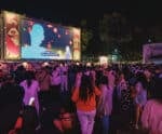 Audiovisual para multidões: super tela exibe filmes de graça no Carmélia
