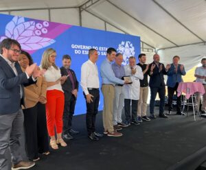 Presidente da Amunes assina Ordem de Serviço na Grande Vitória Ibatiba