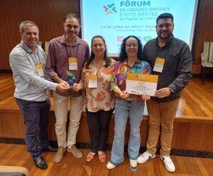 Anchieta fatura prêmio Prefeito Inovador 2023 Premio Prefeito Inovador