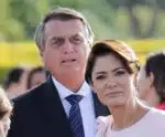 Bolsonaro diz que não quer ver esposa Michelle na política
