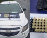 Homem é preso com arma de fogo em carro que alugou e não devolveu