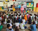 Projeto trabalha educação ambiental por meio da musica e da arte em escolas
