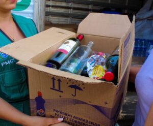 Nova ação de coleta de vidros para reciclagem na próxima semana Reciclagem de vidros