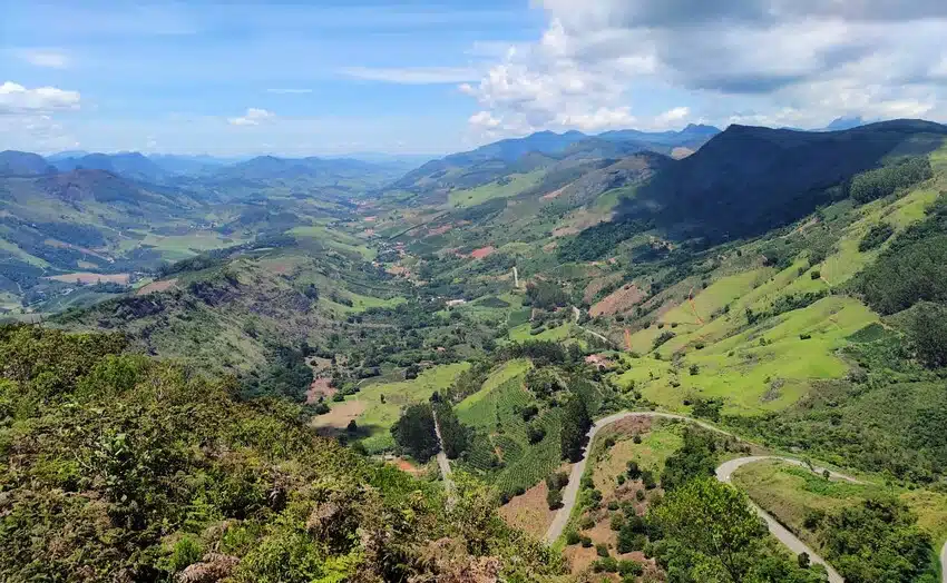 Foto do Vale do Guarani em Muniz Freire que está apostando do turismo sustentável