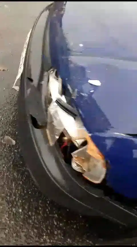 motorista capota carro em Cachoeiro