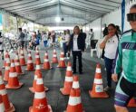 Ações educativas do Detran|ES conscientizam público na inauguração da Ciclovia da vida