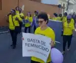 Passeata pede fim da violência contra as mulheres em Anchieta