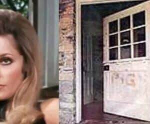 Porta da casa de Sharon Tate vai a leilão; atriz foi assassinada