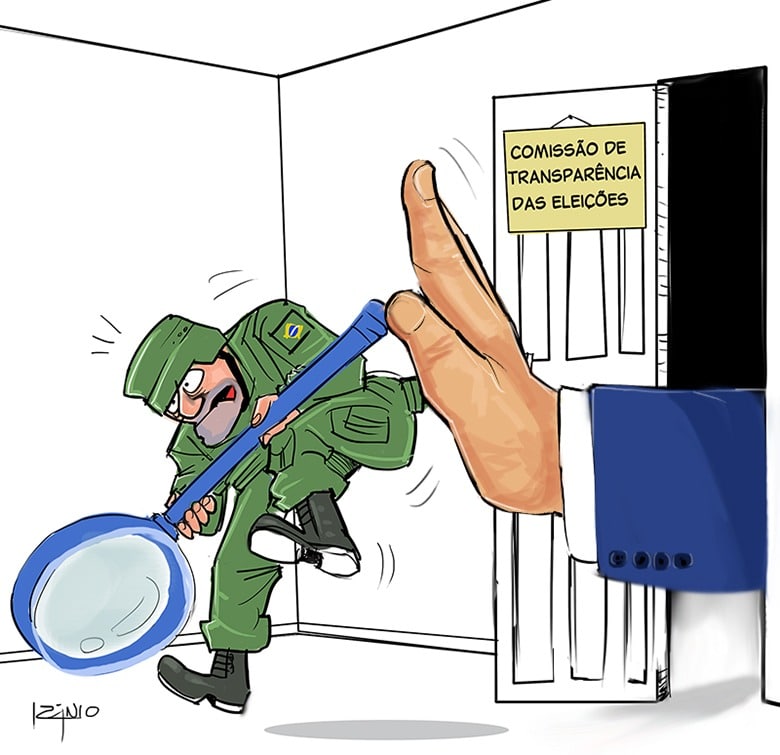 Charge: Izânio Façanha Charge: Izânio Façanha